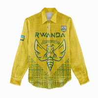 Custom Rwanda Football Women Casual Shirt Amavubi Oyeee!