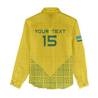 Custom Rwanda Football Women Casual Shirt Amavubi Oyeee!