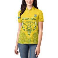 Custom Rwanda Football Women Polo Shirt Amavubi Oyeee!