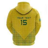 Custom Rwanda Football Zip Hoodie Amavubi Oyeee!
