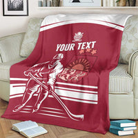 Custom Latvia Hockey Blanket Latvija Latvija