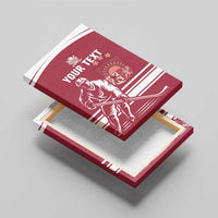 Custom Latvia Hockey Canvas Wall Art Latvija Latvija