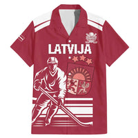 Custom Latvia Hockey Family Matching Mermaid Dress and Hawaiian Shirt Latvija Latvija