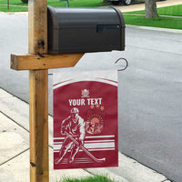 Custom Latvia Hockey Garden Flag Latvija Latvija