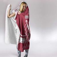 Custom Latvia Hockey Hooded Blanket Latvija Latvija