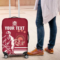 Custom Latvia Hockey Luggage Cover Latvija Latvija
