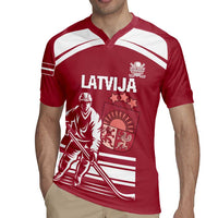 Custom Latvia Hockey Rugby Jersey Latvija Latvija