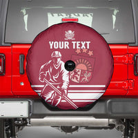 Custom Latvia Hockey Spare Tire Cover Latvija Latvija