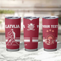 Custom Latvia Hockey Tumbler Cup Latvija Latvija