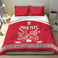 Custom Denmark Hockey Bedding Set Come On Danish Lions