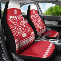 Custom Denmark Hockey Car Seat Cover Come On Danish Lions