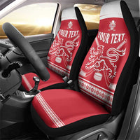 Custom Denmark Hockey Car Seat Cover Come On Danish Lions