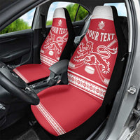 Custom Denmark Hockey Car Seat Cover Come On Danish Lions