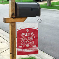 Custom Denmark Hockey Garden Flag Come On Danish Lions