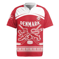 Custom Denmark Hockey Rugby Jersey Come On Danish Lions