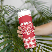 Custom Denmark Hockey Skinny Tumbler Come On Danish Lions