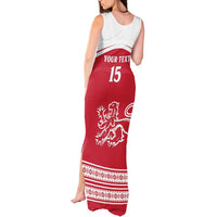 Custom Denmark Hockey Tank Maxi Dress Come On Danish Lions