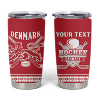 Custom Denmark Hockey Tumbler Cup Come On Danish Lions