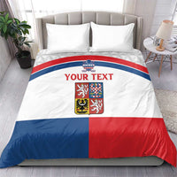 Custom Czech Hockey Bedding Set Go Cesko
