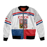 Custom Czech Hockey Bomber Jacket Go Cesko