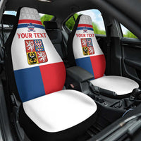 Custom Czech Hockey Car Seat Cover Go Cesko
