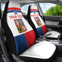 Custom Czech Hockey Car Seat Cover Go Cesko