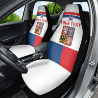 Custom Czech Hockey Car Seat Cover Go Cesko