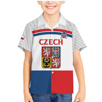 Custom Czech Hockey Family Matching Mermaid Dress and Hawaiian Shirt Go Cesko