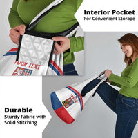 Custom Czech Hockey Grocery Bag Go Cesko