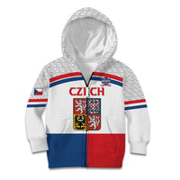 Custom Czech Hockey Kid Hoodie Go Cesko