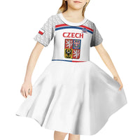 Custom Czech Hockey Kid Short Sleeve Dress Go Cesko