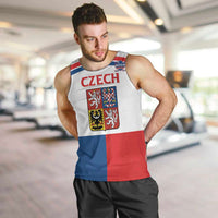 Custom Czech Hockey Men Tank Top Go Cesko