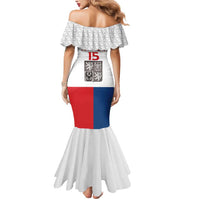 Custom Czech Hockey Mermaid Dress Go Cesko