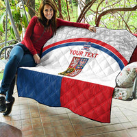 Custom Czech Hockey Quilt Go Cesko