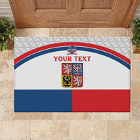 Custom Czech Hockey Rubber Doormat Go Cesko