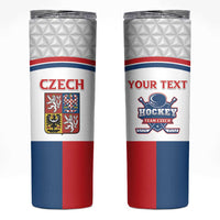 Custom Czech Hockey Skinny Tumbler Go Cesko