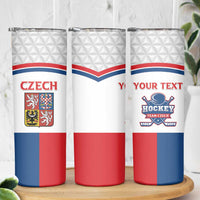 Custom Czech Hockey Skinny Tumbler Go Cesko