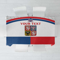 Custom Czech Hockey Tablecloth Go Cesko