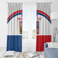 Custom Czech Hockey Window Curtain Go Cesko