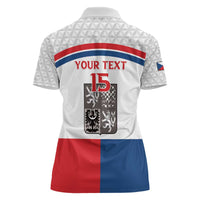 Custom Czech Hockey Women Polo Shirt Go Cesko