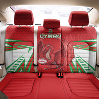 Wales Rugby Custom Back Car Seat Cover Dragon Scales Style - Wonder Print Shop