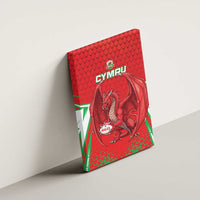 Wales Rugby Custom Canvas Wall Art Dragon Scales Style - Wonder Print Shop