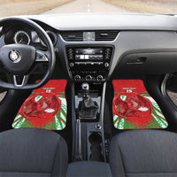 Wales Rugby Custom Car Mats Dragon Scales Style - Wonder Print Shop