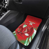 Wales Rugby Custom Car Mats Dragon Scales Style - Wonder Print Shop
