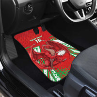 Wales Rugby Custom Car Mats Dragon Scales Style - Wonder Print Shop