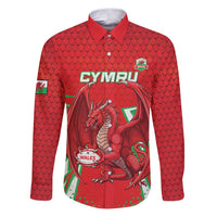 Wales Rugby Custom Family Matching Puletasi and Hawaiian Shirt Dragon Scales Style - Wonder Print Shop