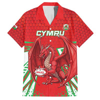 Wales Rugby Custom Family Matching Tank Maxi Dress and Hawaiian Shirt Dragon Scales Style - Wonder Print Shop