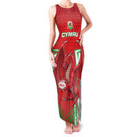 Wales Rugby Custom Family Matching Tank Maxi Dress and Hawaiian Shirt Dragon Scales Style - Wonder Print Shop