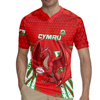Wales Rugby Custom Rugby Jersey Dragon Scales Style - Wonder Print Shop