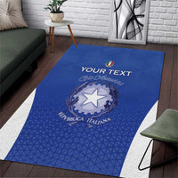 Italy Rugby Custom Area Rug Go Gli Azzurri - Wonder Print Shop